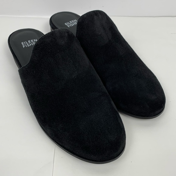 NEW Eileen Fisher Dion Mule in Black Suede - Picture 3 of 6